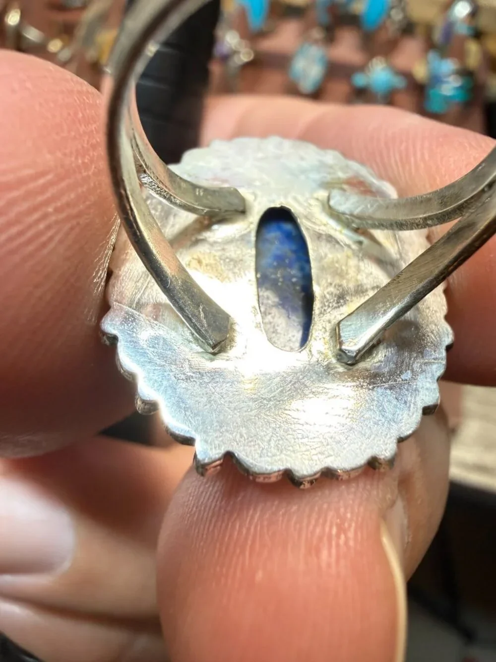 Sterling silver Lapis ring